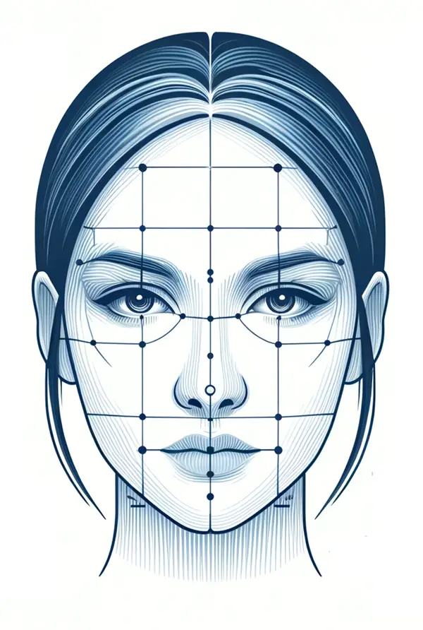 Face recognition illustration